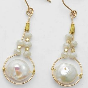 ✨Baroque Freshwater Pearl Dangle Earrings!